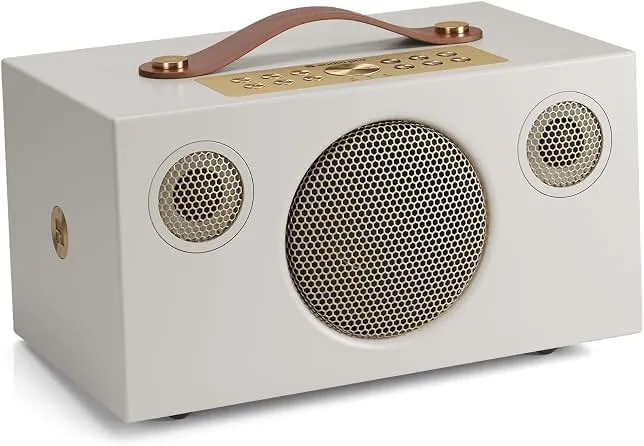 Audio Pro C5 MkII W Classic – Compact WiFi and Bluetooth Speaker, Multiroom, AirPlay 2, Google Cast, Spotify Connect - Dune