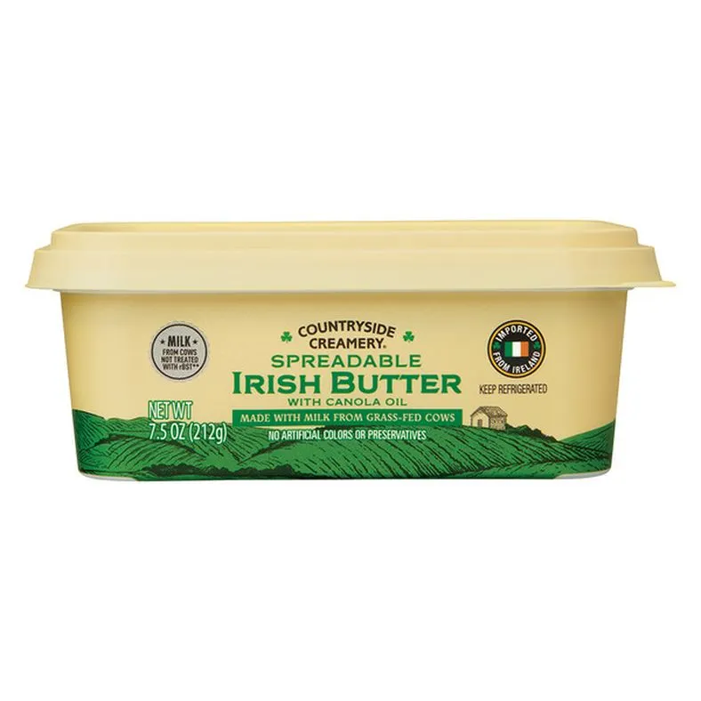 Countryside Creamery Spreadable Irish Butter with Canola Oil