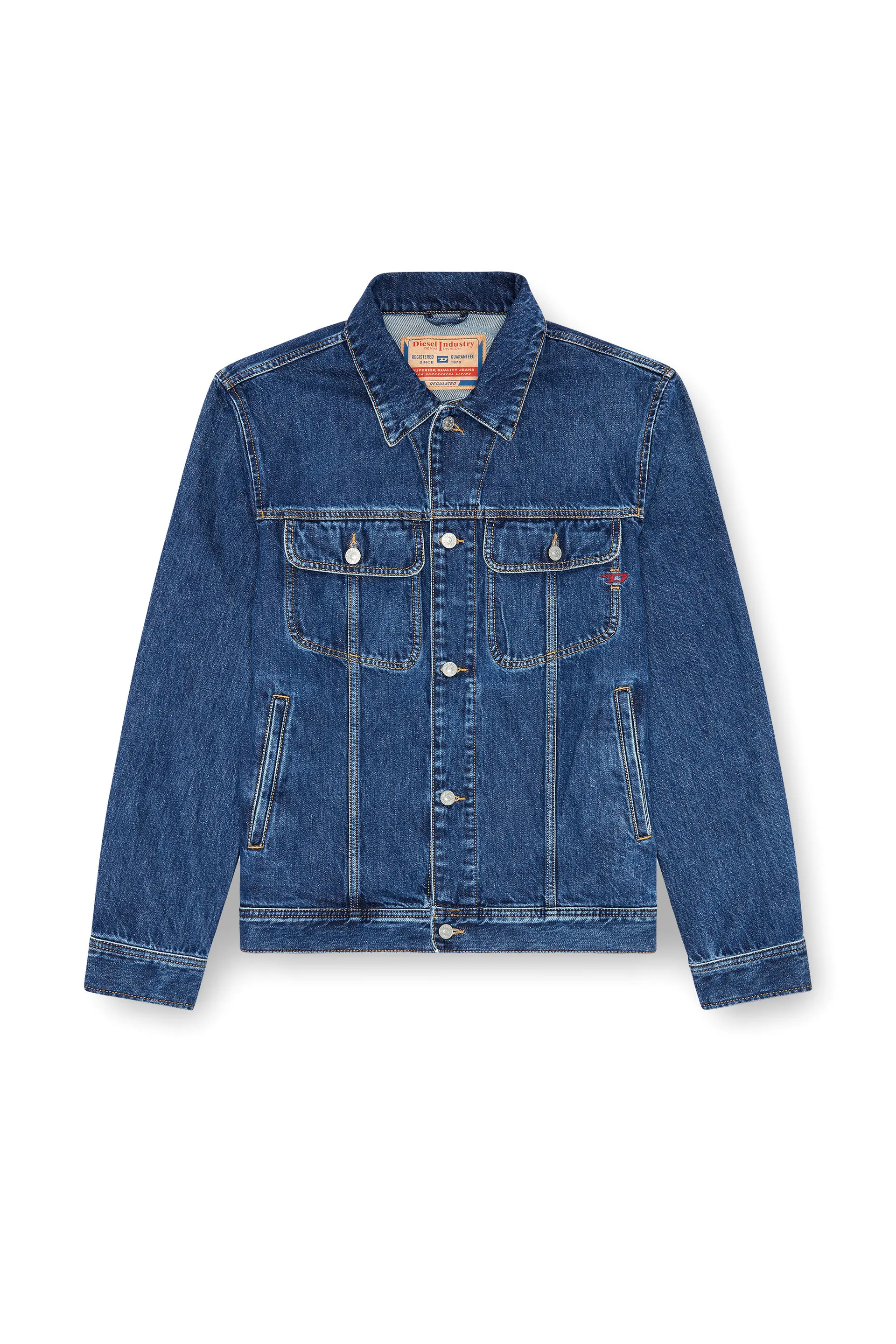 Regular-fit trucker jacket