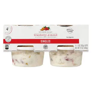 Cranberry Almond Chicken Salad Mini Cups, 4 pack