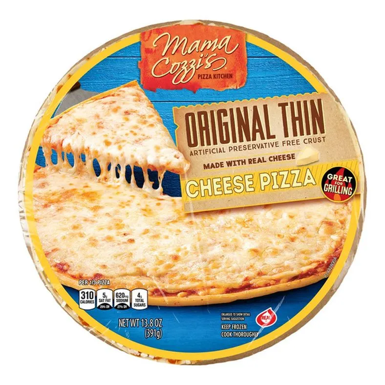 Mama Cozzi's Pizza Kitchen Original Thin Crust Cheese Pizza