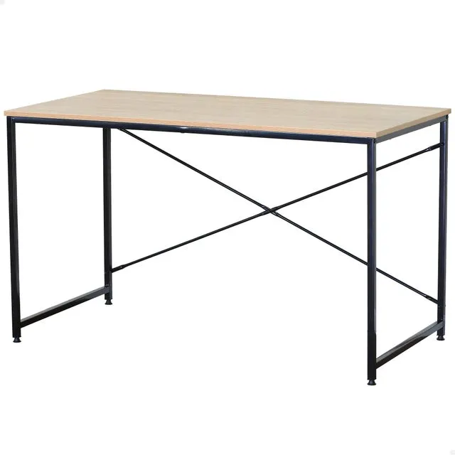 Max Home Escritorio madera y acero 120x60x70 cm
