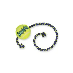Kong igračka za pse Air Squeaker Tennis Ball s užetom Medium
