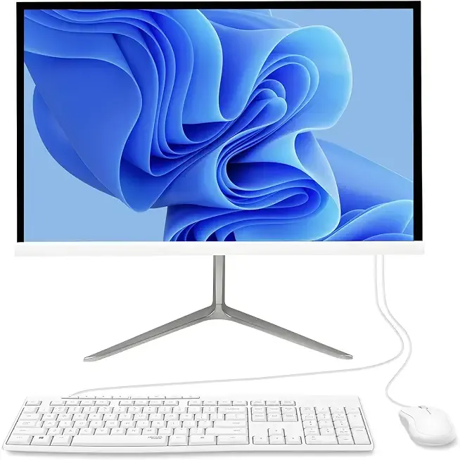 All-in-One Desktop Computer PC 22" FHD G5400 16GB 512GB SSD for Home Office | G5400, 16GB RAM, 512GB SSD Storage, 22" FHD Display, All-in-One Design