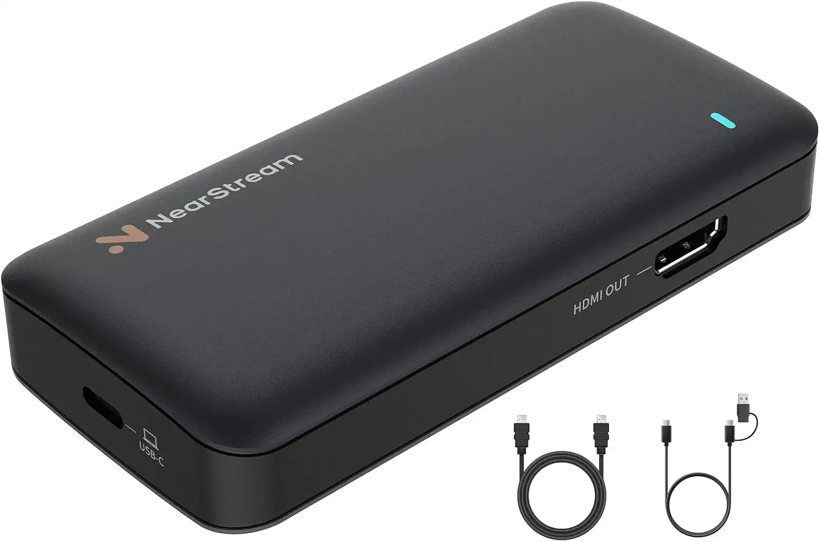 NearStream CCD10 Capture Card for PS5, PS4, Xbox, Switch and DSLR Cameras | 1080p60 USB-C 3.0 Capture, 4K60, 2K120 or 1080p240 Passthrough, Low Latency, 3.5mm Mic Input, OBS, Windows/Mac/Linux Support