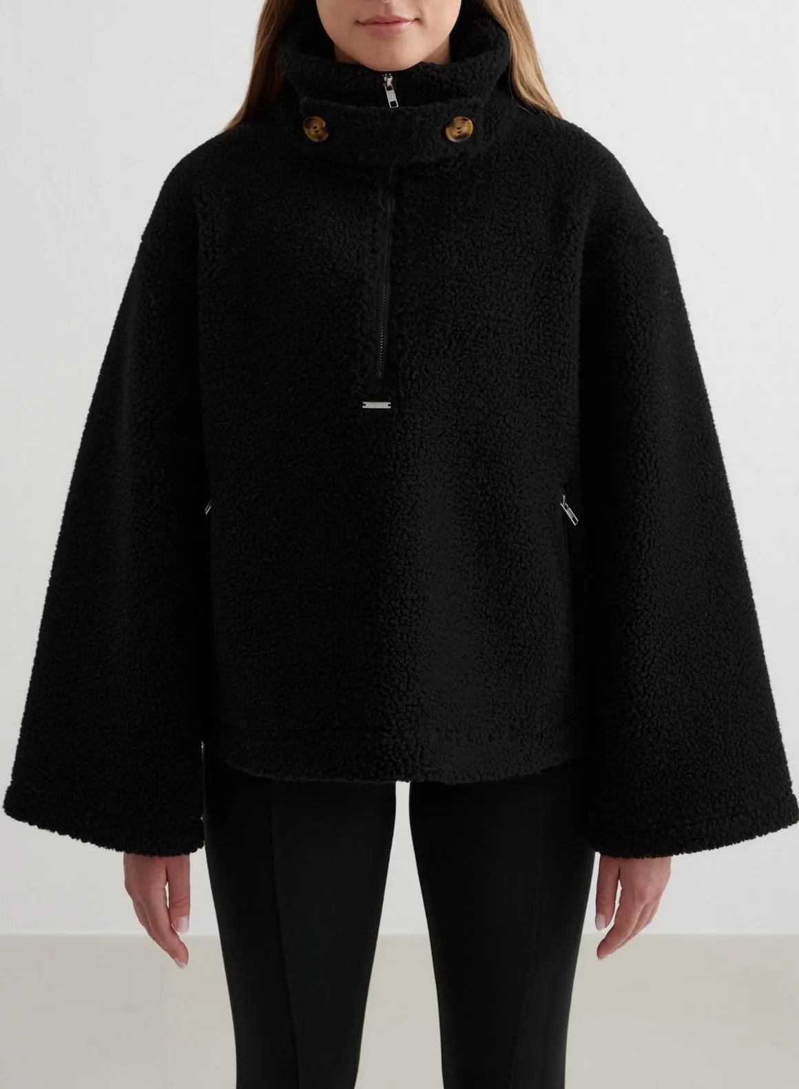 Black Pile Anorak