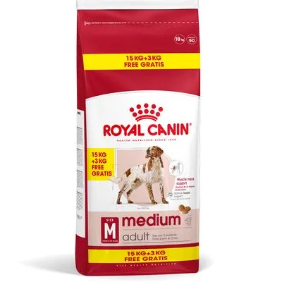 Croquettes Royal Canin Size pour chien : 8 / 15 kg + 1 / 3 kg offerts !