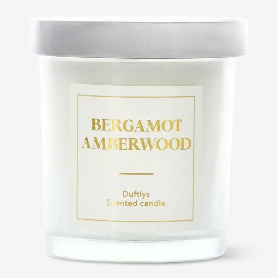 Duftlys - Bergamot og Treduft