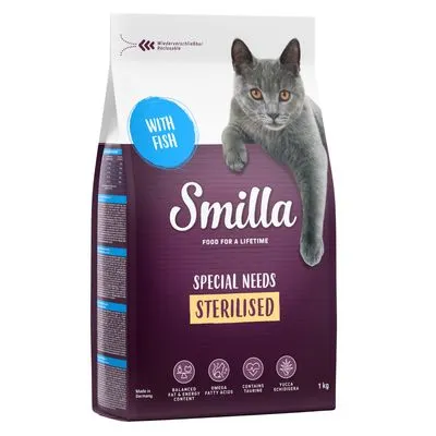 Testez-les : croquettes Smilla 1 kg pour chat