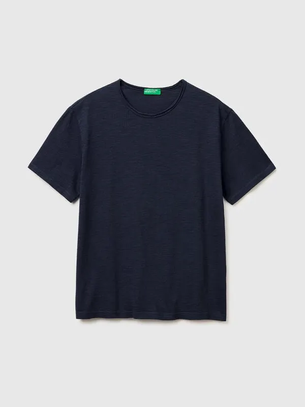 Slub cotton t-shirt