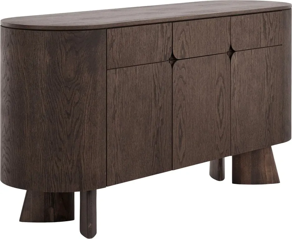 Japandi skjenk 158 x 45 H75 cm, mocca oljet
