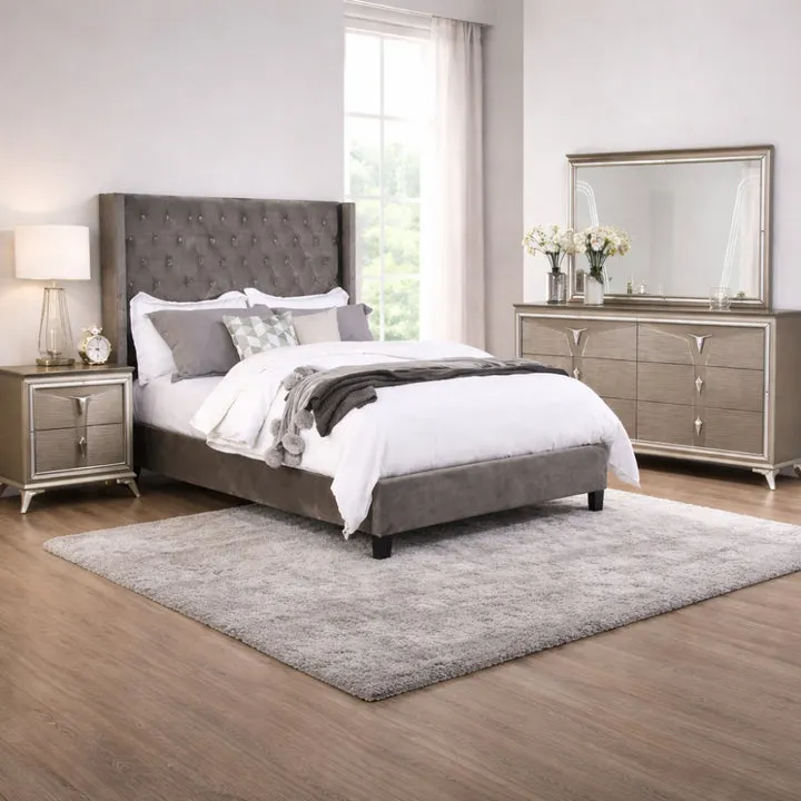 Raleigh Queen Size (4-Piece) Bedroom Set by Best Home