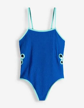 Costume da bagno - Intagli - blu
