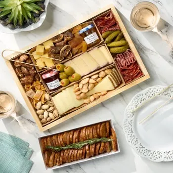 Luxe Bites Classic Ready-to-Eat Charcuterie Board, 38.8 oz. Total
