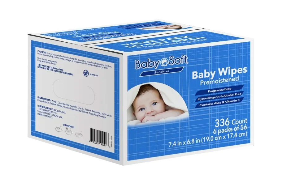 Baby Soft Sensitive Baby Wipes, 336 ct.