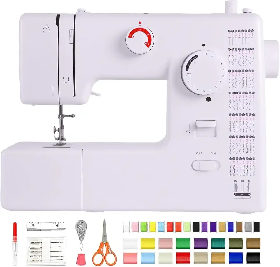 Multifunction Sewing Machine, 59 Stitches, Strong Motor, Full Metal Frame