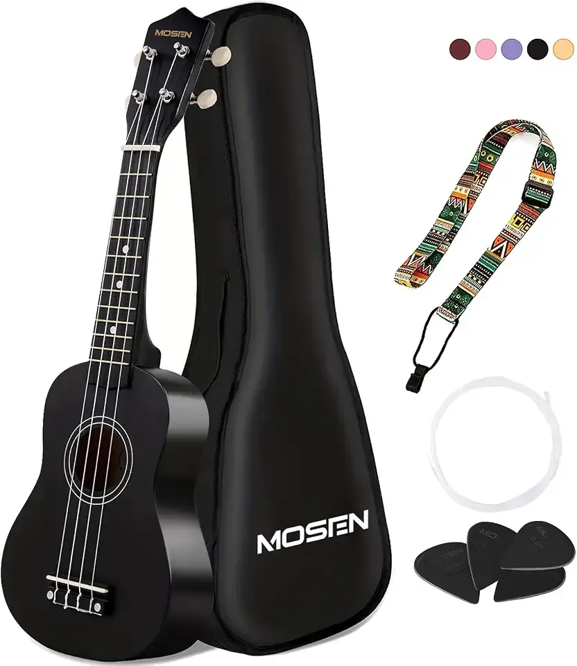 MOSEN 21 Inch Professional Starter Ukulele for Beginners and Adult Players