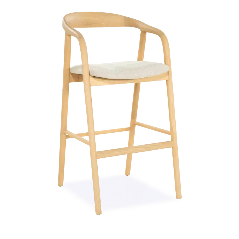 Barstoel (Hoog) Rayven - Naturel