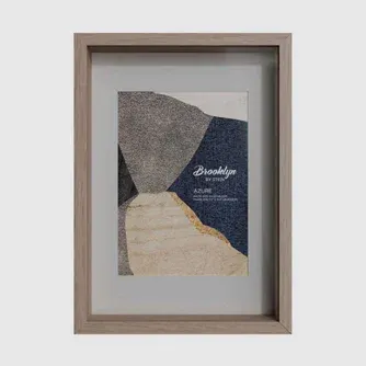 Brooklyn Azure Photo Frame Natural Wood A4