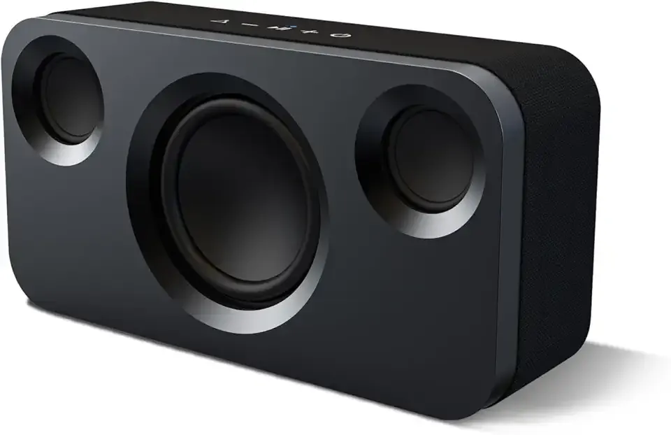 Bluetooth Stereo Speaker, 40W（Peak） Portable Wireless Speaker with Powerful Bass, 12H Playtime, 100+ Stereo Pairing(Same,Model), 33ft Range, for Outdoor/Indoor Party,Home Audio