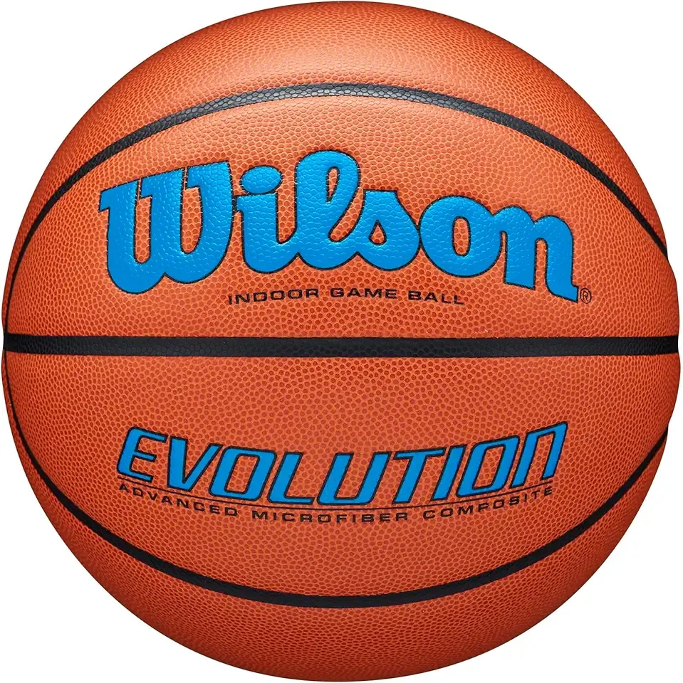Wilson Evolution Indoor Game Basketballs - Size 5, Size 6 and Size 7