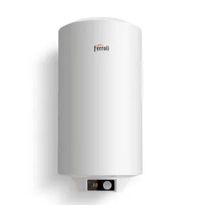 Termo eléctrico acumulado Tiber C de 80 litros vertical en color blanco