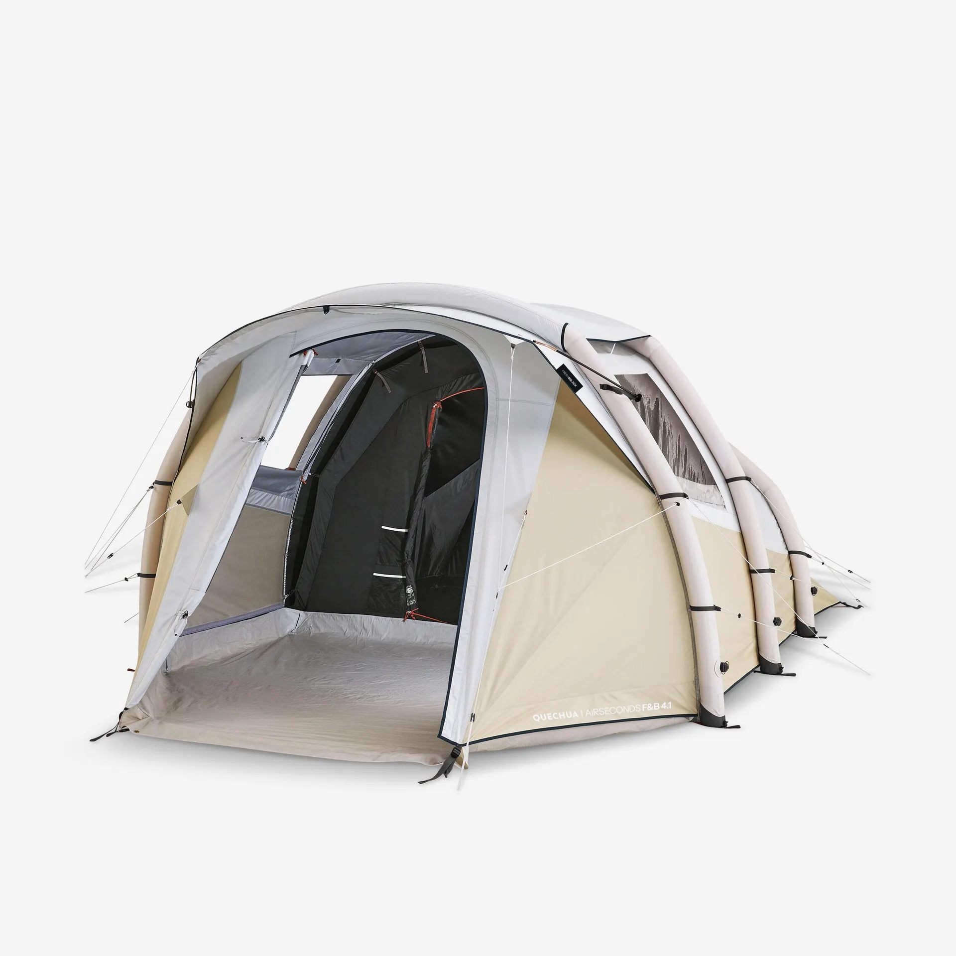 QUECHUA Nafukovací rodinný stan Air Seconds 4.1 F&B | 4 osoby | 1 ložnice