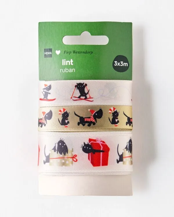 lint 3m kerst - 3 stuks