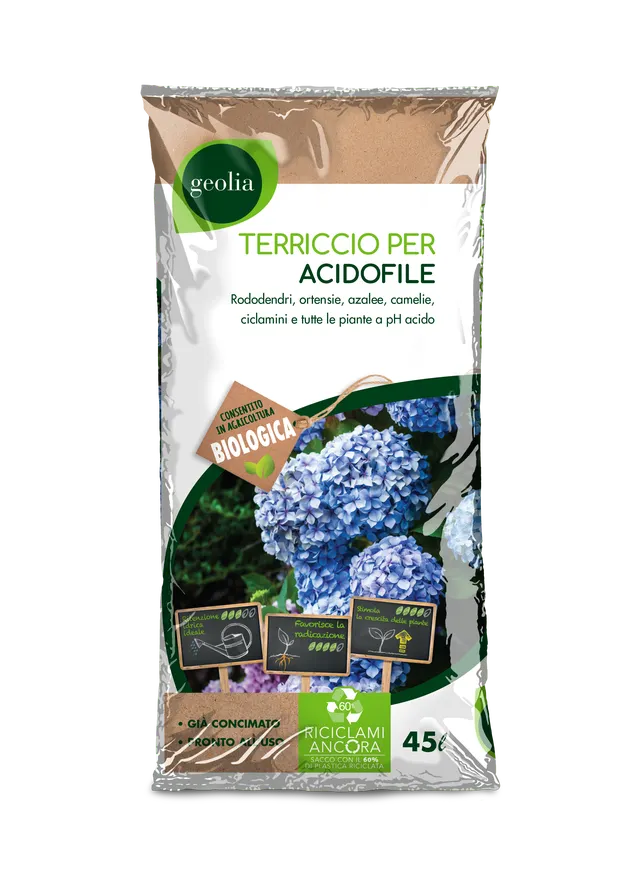 Terriccio GEOLIA piante acidofile 45L
