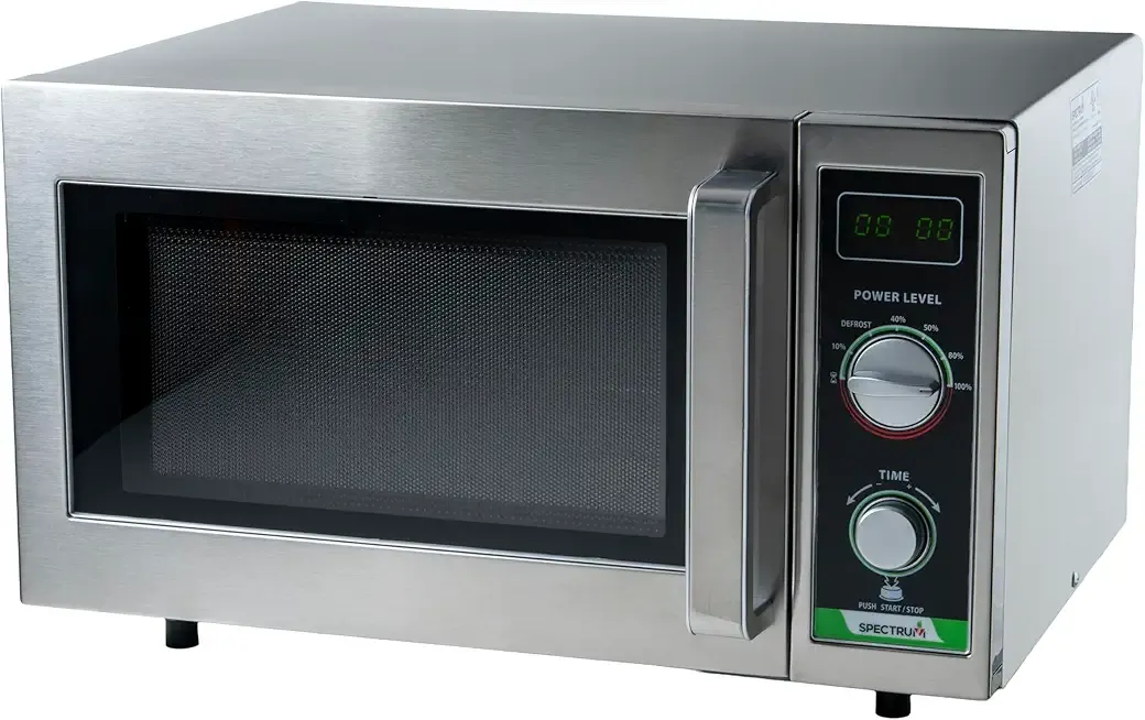 Winco Commercial-Grade Microwave with Dial, 1,000 W, .9 Cubic Feet