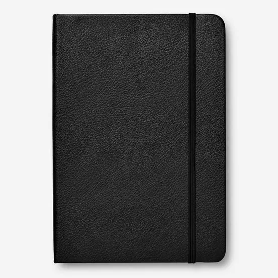 Notatbok med blanke sider og elastisk lukking - A5