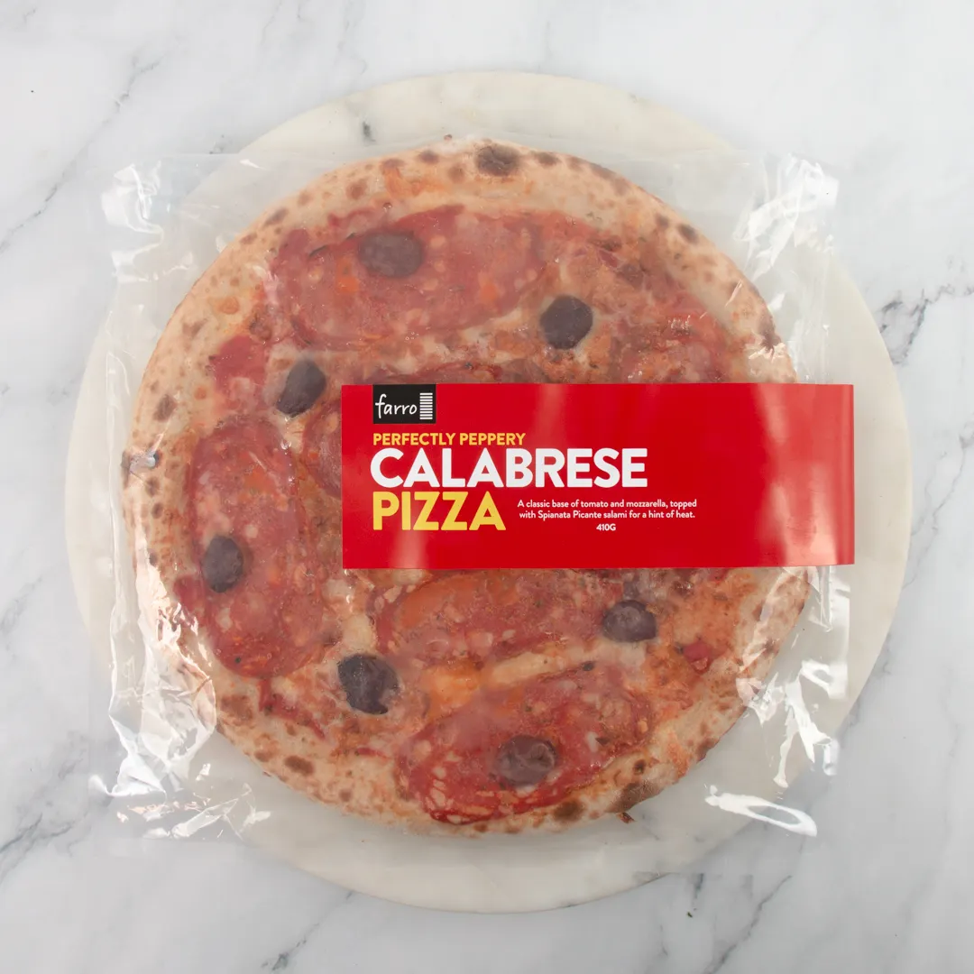 farro calabrese pizza 410g