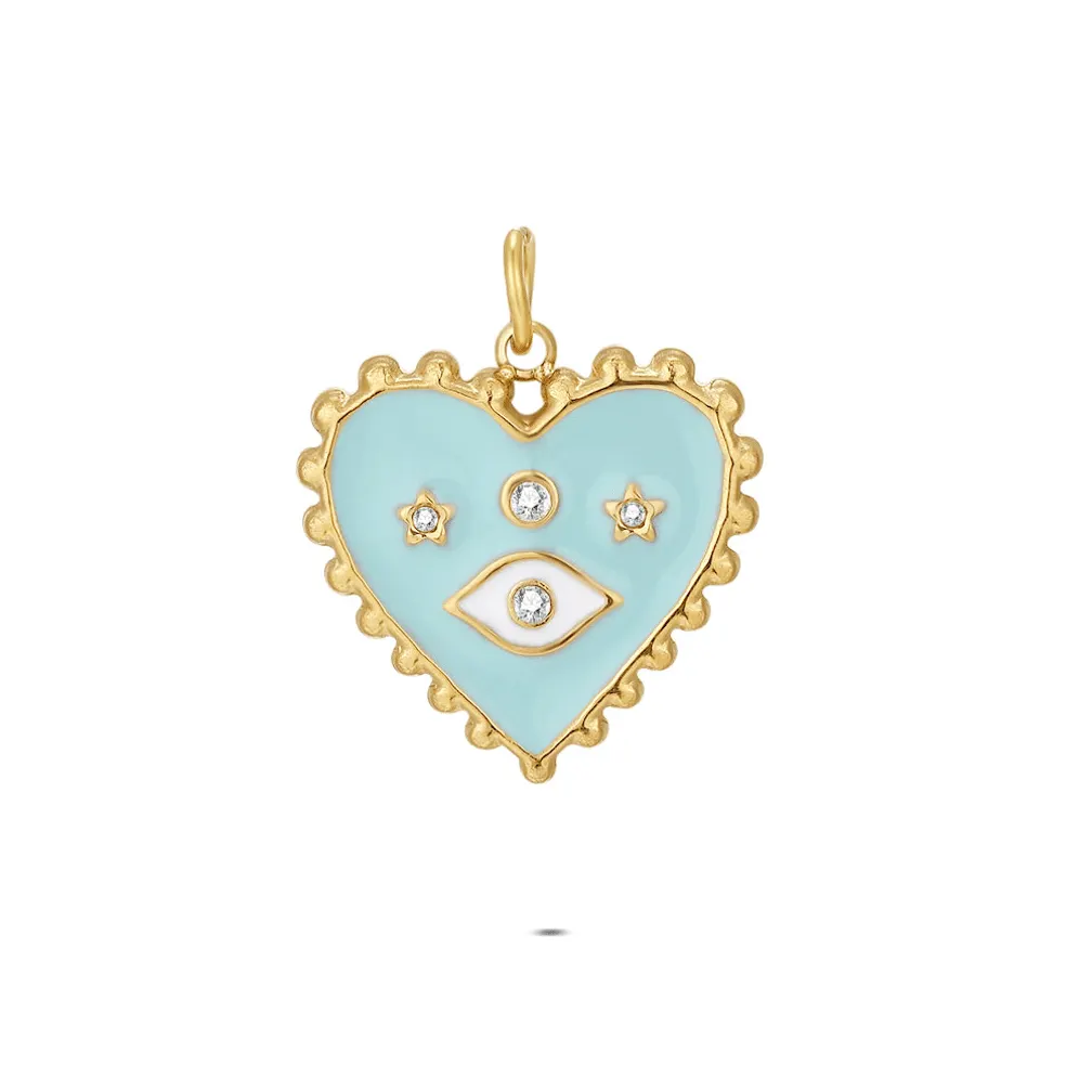 Hanger, hartvormig met sterren