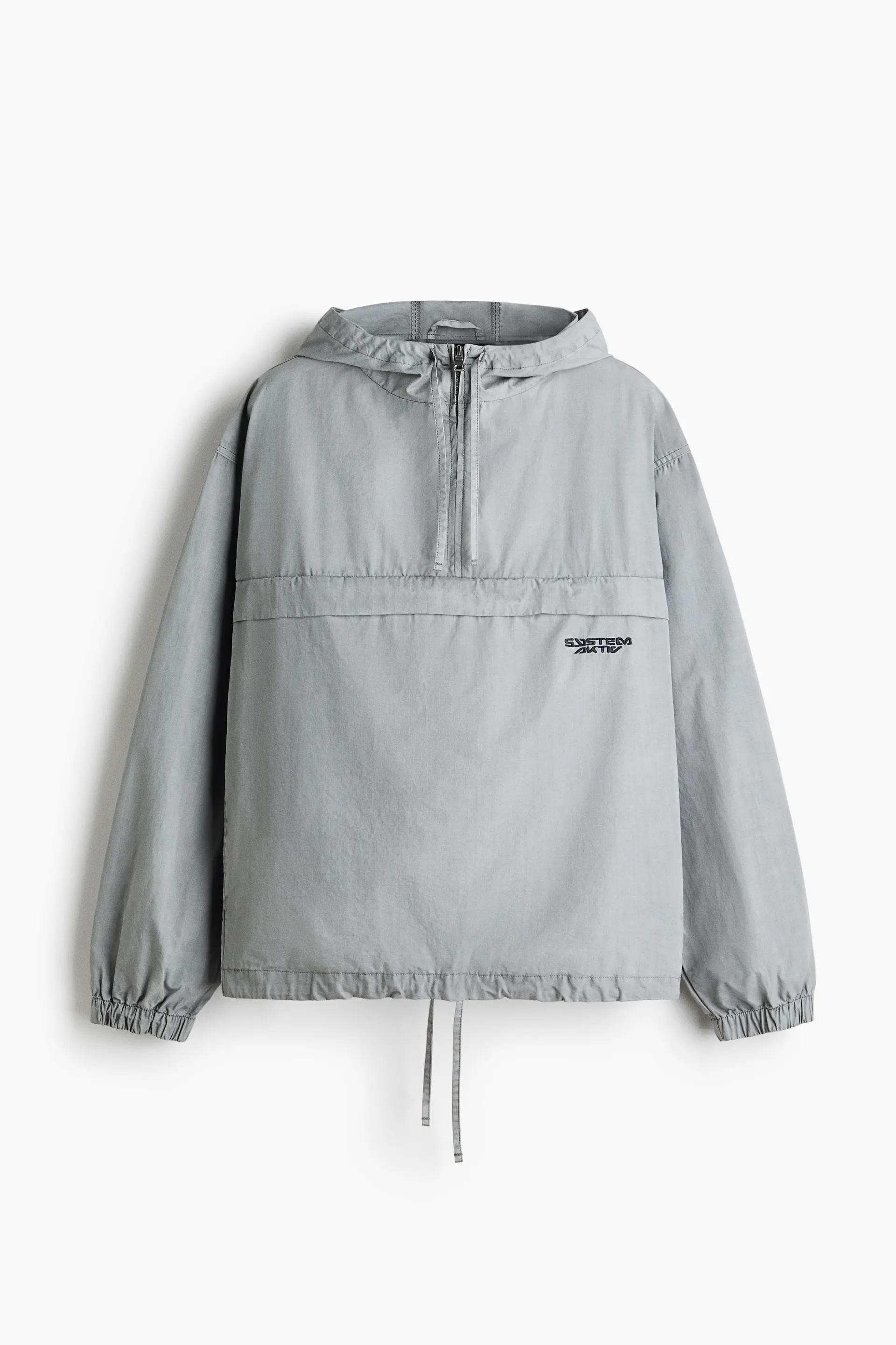 Chamarra popover Loose Fit en algodón