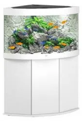 JUWEL Trigon 190 Liter LED Aquarium- Schrankkombination in weiß