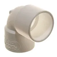Codo PVC a 90° hh 40 mm
