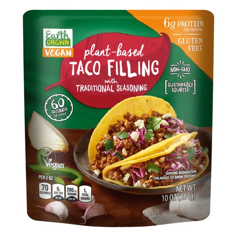 Earth Grown Plant Based Taco Filling