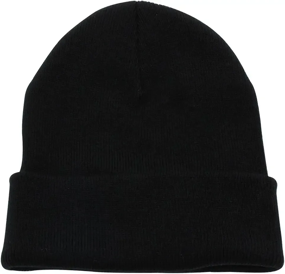 Beanie Men Women - Unisex Cuffed Plain Skull Knit Hat Cap