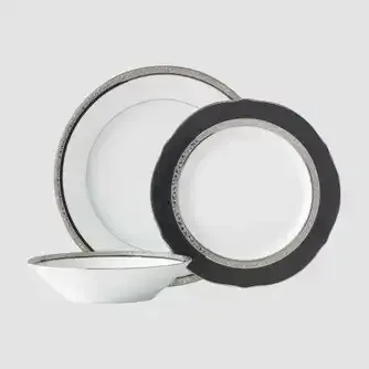 Noritake Regent Platinum 12pc Dinner Set