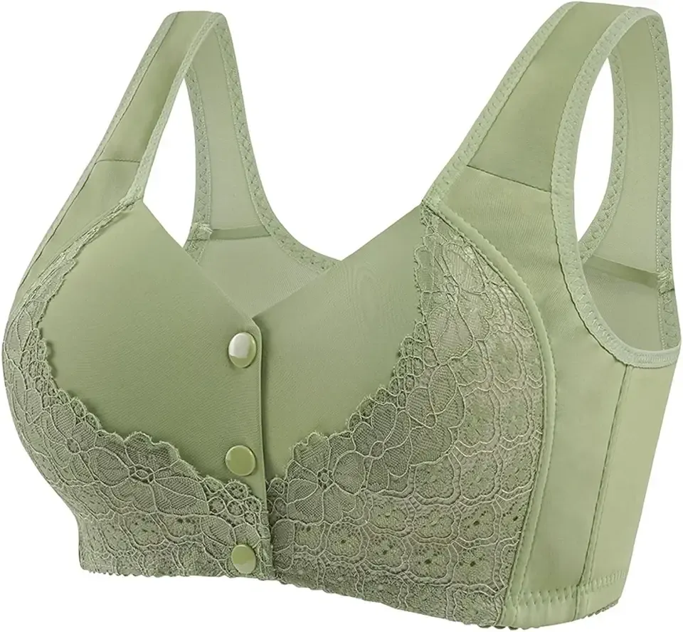 Daisy Bras for Women Full Support Breathable Bras Adjustable Elastic Bra with Strap Shoulder Skin-Friendly Bras