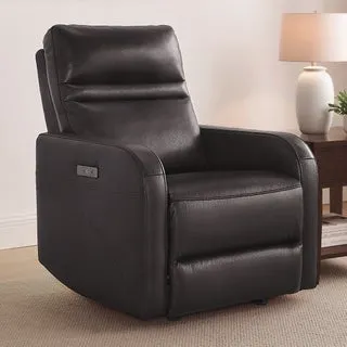 Gilman Creek Aldryn Leather Gliding Power Recliner with Power Headrest