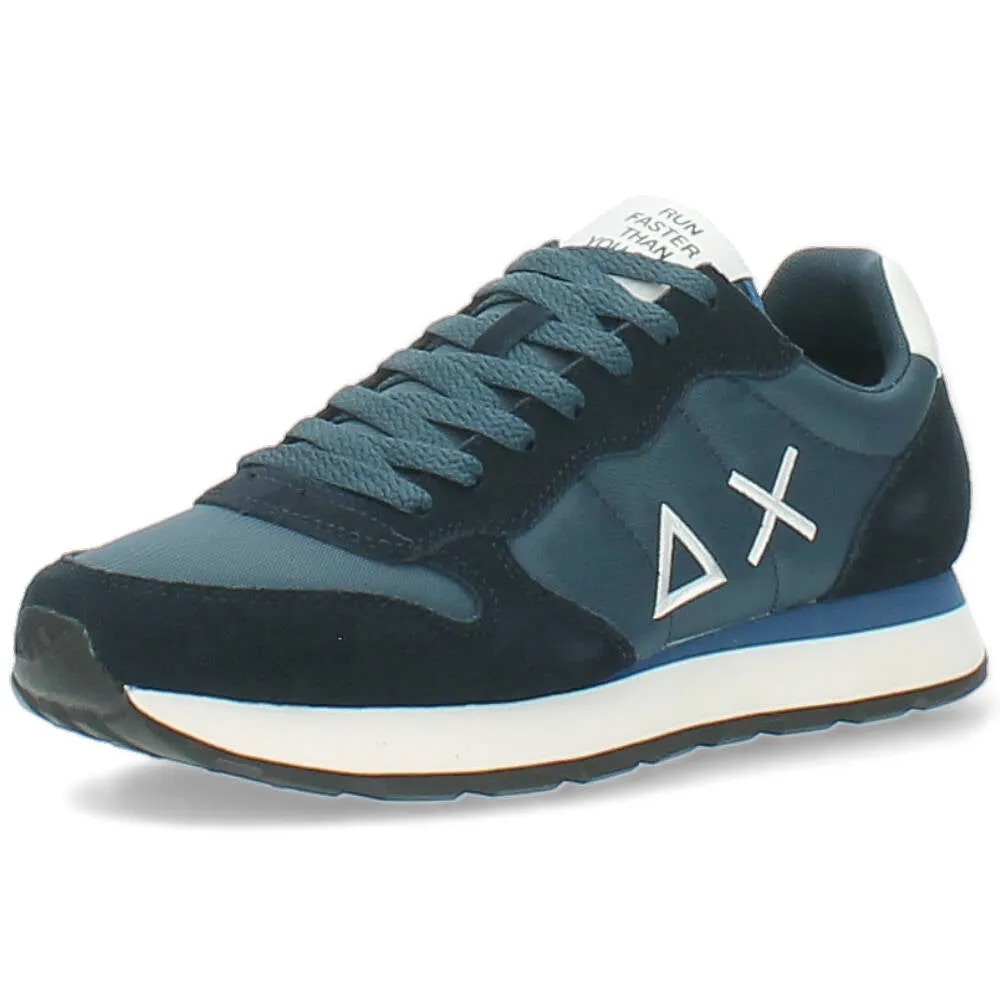 blauwe sneaker