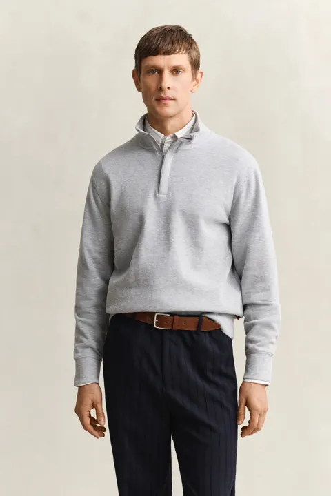 Sacker Rib Half-Zip Genser
