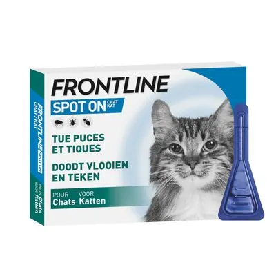 Frontline® Spot On pour chats 6 pipettes x 0,5 ml