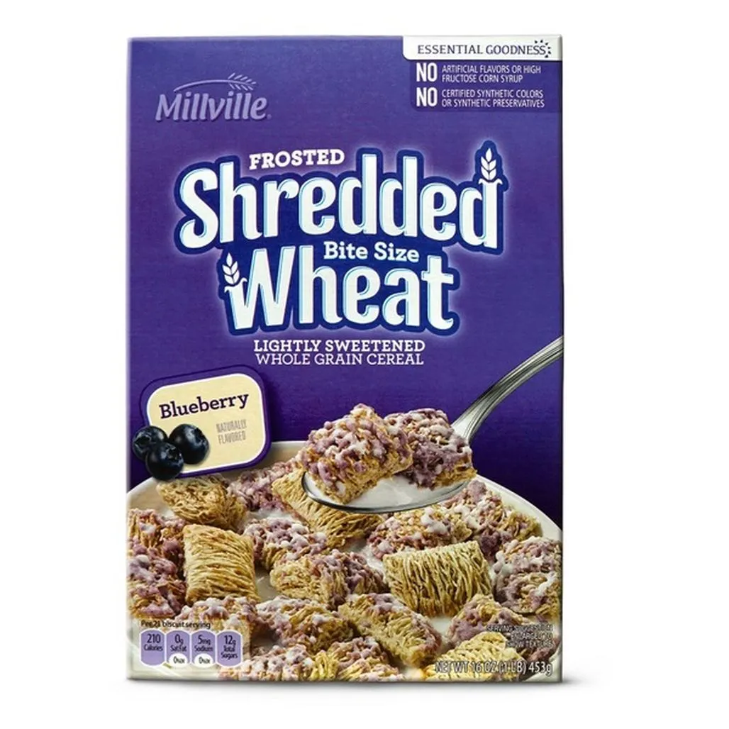 Millville Blueberry Frosted Shredded Wheat