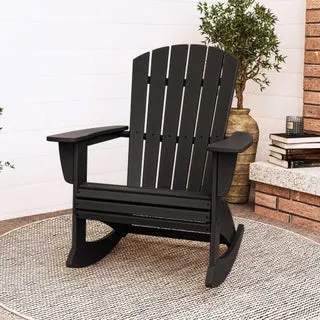 POLYWOOD Portside Shellback Adirondack Rocking Chair