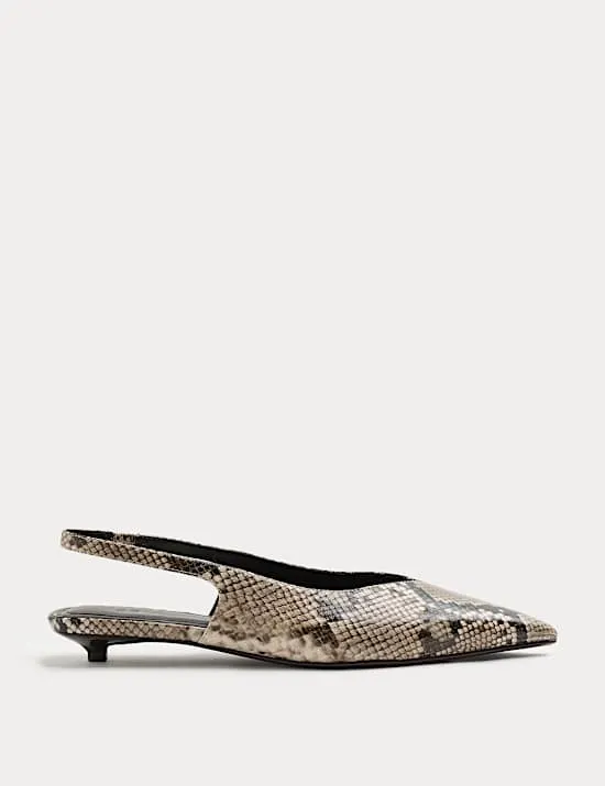Riemchensandalen mit niedrigem Micro-Absatz