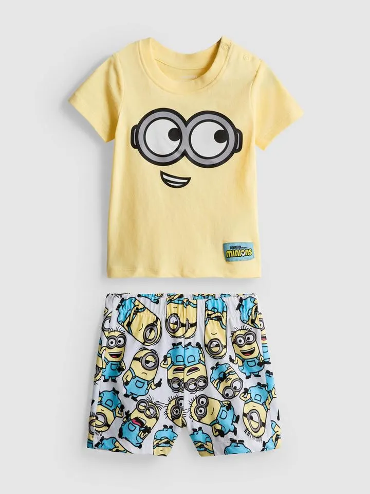 0–36 mois | Pyjama short assorti pour la famille Moi, moche et méchant Minions