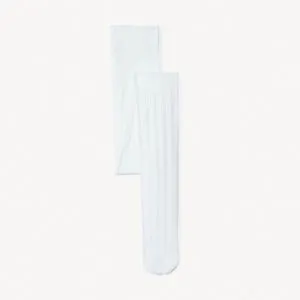 Collant épais effet torsadé pour fille