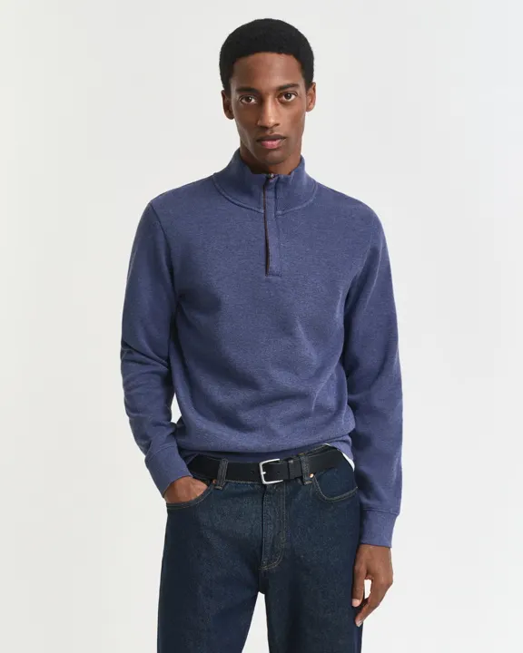Collegegenser med half-zip